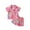 Pink, variant on Odeerbi Toddler Two-piece Set Boys Summer Hawaii Retro Outfits Tropical Fruit Print Shirt 2025 Fashion Short Sleeve Blouse Shorts Suit Baby Clothes Pink