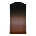 thumbnail image 3 of VgaVtl Men's Tank Shirts Cotton Sleeveless Mens Tank Undershirts Athletic Regular Striped Holiday Leisure Shirts,Brown M, 3 of 4