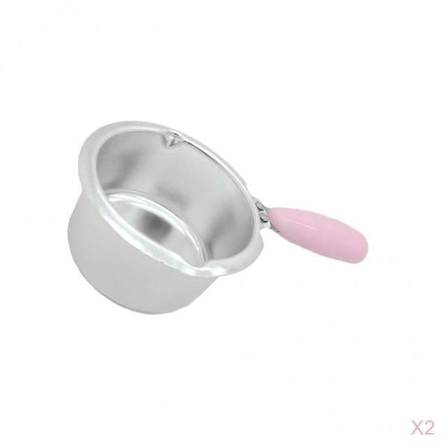 2x Cocina Chocolate Melting Pot Horno Caldera Fondue Hornear Calefactor Herramienta