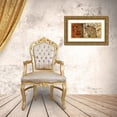 thumbnail image 3 of Klimt, Gustav 32x18 Gold Ornate Wood Framed with Double Matting Museum Art Print Titled - The Embrace-Gold, 3 of 4