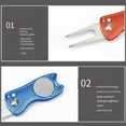 thumbnail image 6 of ENFOURCLASS Foldable 3-in-1 Divot Tool with Groove Cleaner & Ball Marker for Golf Training & Repair, 6 of 10