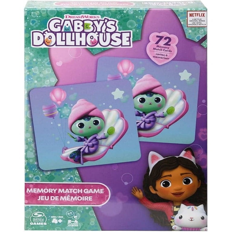 Shuffle Gabby´s Dollhouse: 4 Juegos De Cartas Infantiles En 1 Para Niños Desde 4 Años