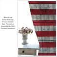 thumbnail image 6 of Baseball Curtains for Boys Bedroom,Vintage Wooden Panel American Flag Background Sports Theme Art for Kids Men,Blackout Rod Pocket Window Treatments Drapes for Teens Gym Playroom 52" W X 84" L, 6 of 6