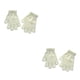 thumbnail image 3 of Minnieouse 1 par de guantes para niños, accesorio de ropa de estilo Simple, cómodo para exteriores, Color sólido, tejido, guante para niños Blanco 2Conjunto, 3 of 6