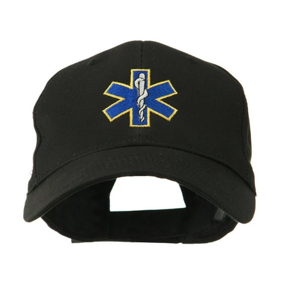 Star of Life Embroidery Cap - Black OSFM
