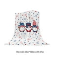 thumbnail image 3 of Kumdkd USA Flag Throw Blanket - 4th of July Patriotic Flannel Blanket for Couch, Bed, Camping & Outdoor Decor - Lightweight Sofa Throw for Memorial Day & Independence Day, 3 of 6