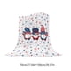 thumbnail image 3 of Independence Day Blanket Party Blanket Flannel Bed Blanket USA Flag Day Themed Sofa Throw Blanket, 3 of 6