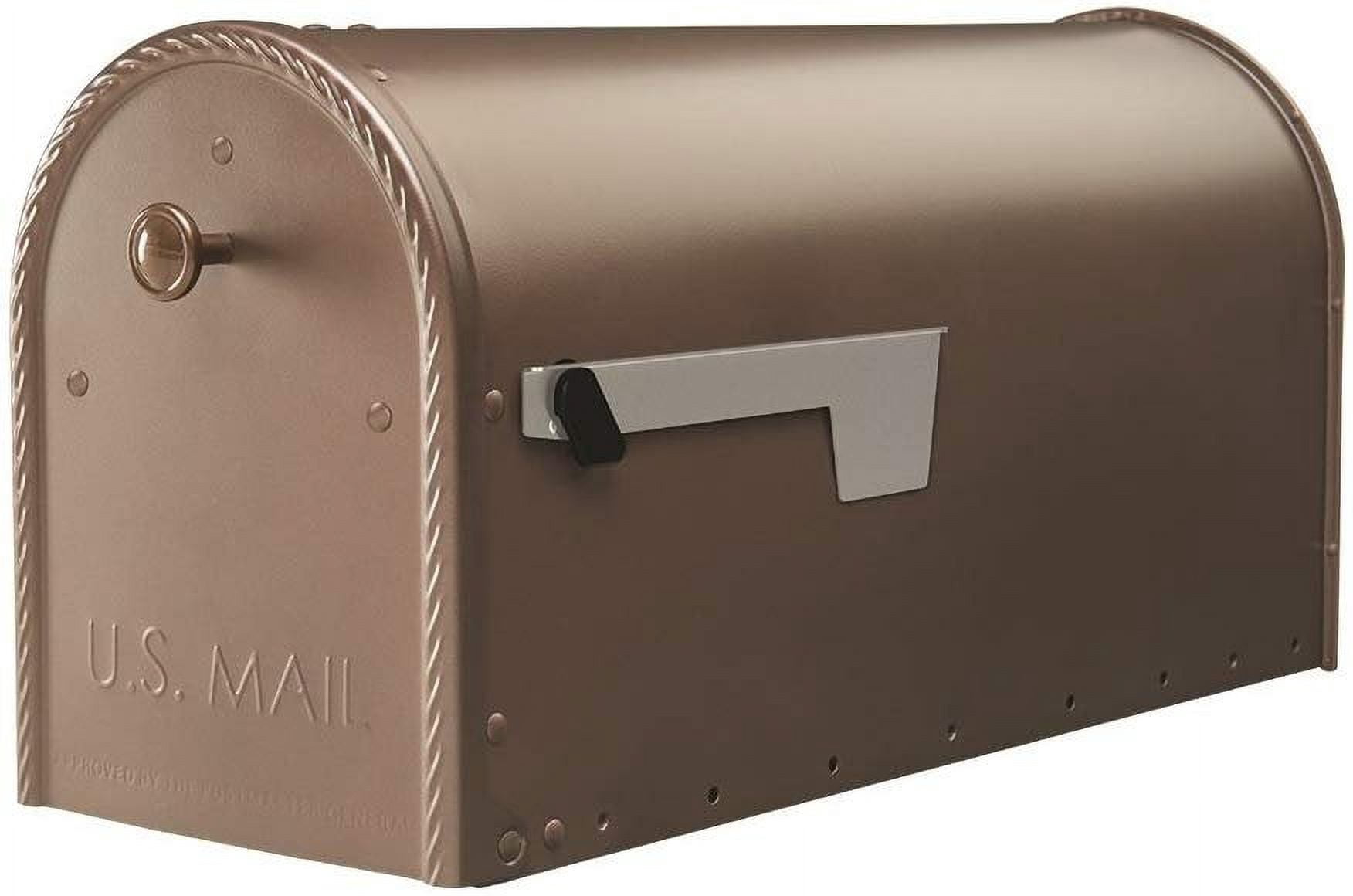 Edwards Windmere Mailbox T2 Venetian Bronze Post Mount - Large