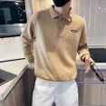 thumbnail image 4 of Ropa masculina Camisetas polo abotonadas para hombre Camisetas blancas Sudaderas Venta de camisetas Talla S Nuevas Manga larga a granel Una pieza Citas largas F, 4 of 5