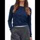 thumbnail image 2 of Cárdigan Corto para Mujer, Suéter de Punto de Larga con Botones para Vestidos y Jeans. Azul Marino L, 2 of 10