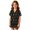 Z15-Black, variant on Kids Halloween Pajamas, Girls Pajama Set Short Sleeve Button Down Silky Satin Boys Girls PJS Kids Sleepwear Soft Summer Nightwear Loungewear Set Halloween Gifts for 9 Months - 13 Years Kids