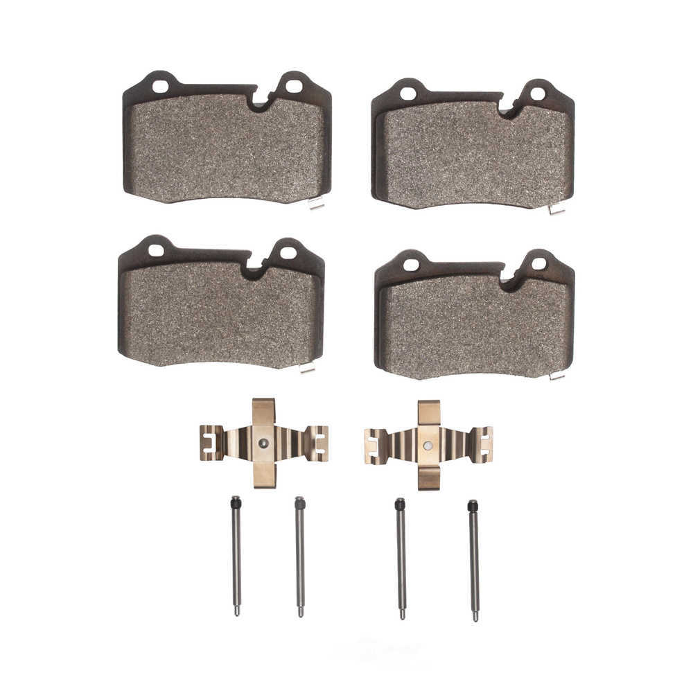 Dynamic Friction Company 1551-2445-01 DFC 5000 Advanced Brake Pads - Low Metallic and Hardware Kit