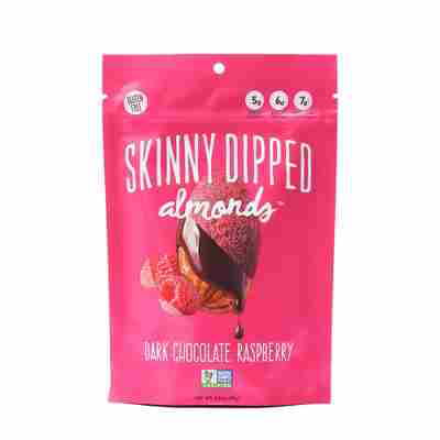 Skinny Dipped Dark Chocolate Raspberry Almonds - (Best Chocolate For Dipping Candy)