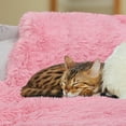 thumbnail image 6 of PiccoCasa Faux Fur Blanket Soft Warm Reversible Shaggy  Pink Throw/130 x 160cm/50" x 60", 6 of 8