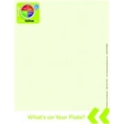Learning Zonexpress 4.25 x 5.5 in. My Plate Nutrition Notepad, Pack - 20