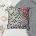 thumbnail image 2 of Orinice Colorful Confetti Falling Throw Pillow Cover  Wedding Festival Party Home Decor Pillowcas Square Cushion Cover for Sofa Bed Couch White, 2 of 5