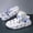 Beige, variant on Men's Chunky Platform Clogs, Fashion Hollow-Out Slides with Adjustable Strap, Comfortable Casual Slippers for Indoor Outdoor Summer Use