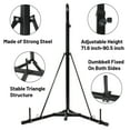 2 in 1 Height Adjustable Punching Heavy Bag Stand, Foldable Boxing Bag