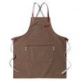 thumbnail image 1 of Delantal de lona para hombre y mujer, ajustable con bolsillos, 1 of 1