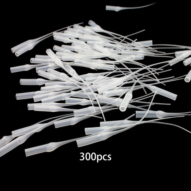 Hengtong 4xGlue Micro Tips Glue Extender Applicators For Lab Dispensing Crafting Models 300pcs