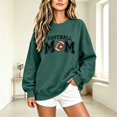 thumbnail image 6 of Football Mom Crewneck Sweatshirt Casual Pullover, 6 of 6