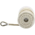 thumbnail image 2 of 3/8 Inch X 200 Feet Double Braid Nylon Anchor Line with Stainless Steel Thimble and Plastic Chuck (White/Gold), 2 of 18