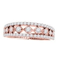 thumbnail image 2 of Mauli Jewels Engagement Rings for Women 0.35 Carat Diamond Women's Wedding Band prong 14K Rose Gold, 2 of 7