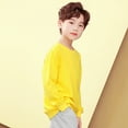 thumbnail image 4 of Gubotare Toddler Sweatshirt Boys Crewneck Toddler Baby Boy Girl Football Outfit Long Sleeve Crew Neck Print Sweatshirt Shirt Pullover Fall Clothes Size 12 18 Months (Yellow,12-18 Months), 4 of 6