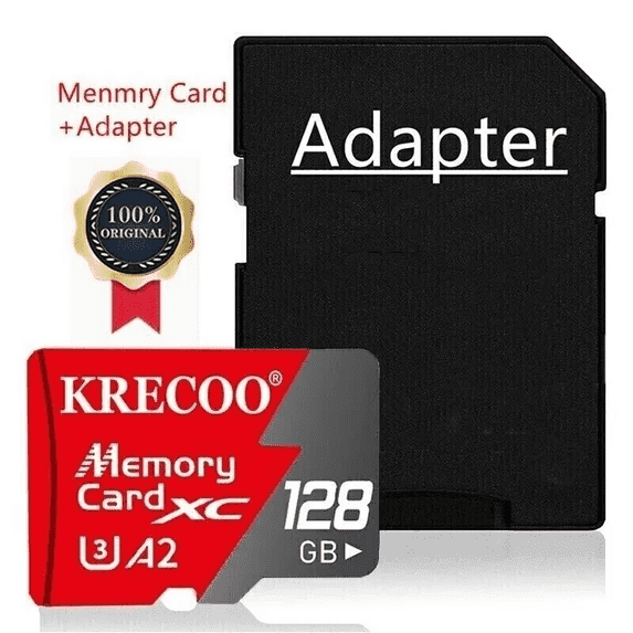 1 Pack 128GB Micro SD Cards TF Card SDXC UHS-I Memory Cards High Speed microSD Card V30 U3 TransFlash Card TF Card for Camera Smartphone Tablet Drone