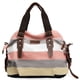 thumbnail image 2 of Bolso de mano SNUG STAR de lona multicolor a rayas para mujer, 2 of 5