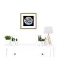 thumbnail image 2 of Space NASA North America From Satellite Photograph 8X8 Inch Square Wooden Framed Wall Art Print Picture with Mount, 2 of 4