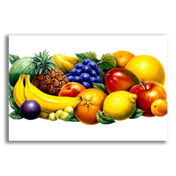 Epic Art 'Fruit' by Harro Maass, Acrylic Glass Wall Art, 16"x12"