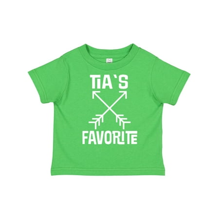 

Inktastic Tia Favorite Nephew Niece Gift Toddler Boy or Toddler Girl T-Shirt