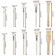 thumbnail image 3 of 10Pcs Paint Brushes Sizes Goat Hair Paint Brushes for Painting Walls Soft Fur Gilding Brush for Painting, 3 of 6