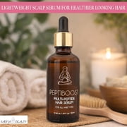 Karma Beauty PeptiBoost Multi Peptide Hair Serum for Hair Growth (50ml) | Lightweight Anti Frizz Hair Serum for Dry or Damaged Hair | Peptide Hair Growth Serum for Thicker, Fuller, Healthier Hair