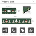 thumbnail image 3 of Yayeee Faucet Mat for Kitchen Sink 30" Diatomite Long Splash Guard Pad, Christmas Santa Hats, 3 of 7