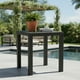 thumbnail image 2 of Mesa De Exterior Plastico Tipo Rattan Cuadrada Reforzada Negro, 2 of 6