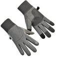 thumbnail image 2 of Cycling Gloves, Commuting Durable Windproof Waterproof Soft Touch Screen Gray Medium, 2 of 8