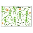 thumbnail image 1 of Injueey Calcomanías luminosas de pared de Halloween calavera murciélago impermeable calabaza extraíble dormitorio baño calcomanías fiesta favores Kits de decoración para fiestas Injueey HA068228-00, 1 of 6