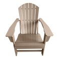 thumbnail image 2 of Traditional Resin Wood Adirondack Chair in Weathered Brown, 2 of 3