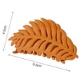 thumbnail image 5 of Large Hair Claw Clips for Woman,Non-slip Matte Leaf Shape Clips,Hair Clamps for Thin Thick Hair, 5 of 8