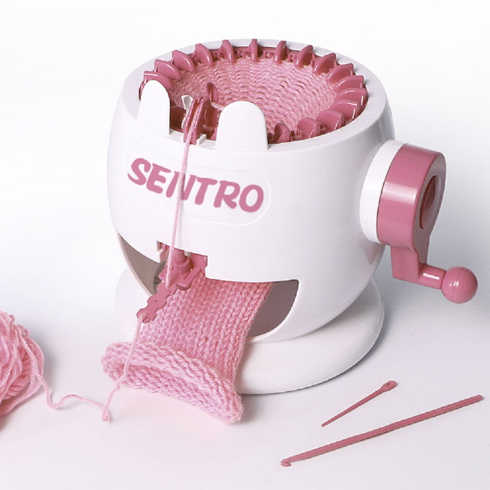 Godderr Boys Girls Hand Knitting Machine Knitting Toy Scarf Cap Sweater Wool Loom for 22 Pin Trumpet