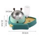 thumbnail image 4 of Cuencos de agua para gatos, comida y agua para mascotas, cuencos de agua elevados para comida para gatos, cuenco inclinado para comida para gatos, rendimiento sólido, 4 of 8