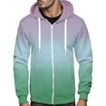 thumbnail image 1 of toraway Crewneck Sweatshirts Men Cropped Men's Fall Color Changing Hoodie Sports Matching Color Slim Fit Zipper Hooded Long Sleeved Sweater Top XL, 1 of 3
