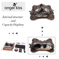 thumbnail image 3 of Angelkiss Hobo Shouder Purses for Women Crossbody Bag with Adjustable Long Straps Ultra Soft with Multiple Pockets, 3 of 5