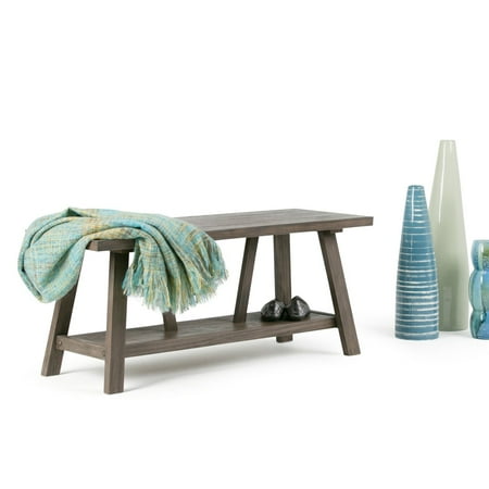Suburban Bench Console - Simpli Home Dylan Entryway Bench