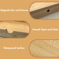 thumbnail image 4 of Organizador de maquillaje GOBAM Bamboo con cajón para baño y tocador, 4 of 8