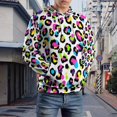 thumbnail image 6 of Colorful Leopard Print Pattern Oversized Hoodies For Men Teen Pullover With Pocket Mens Pullover Hoodie Sweatshirt S-5XL, 6 of 6