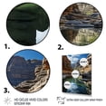 thumbnail image 3 of Designart "Contrasting River in the Canyon II" Landscape & Nature Floater Framed Canvas Wall Art, 3 of 7