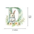 thumbnail image 4 of Goattoy Easter Letter Bunny Pendants, Easter Decorations Indoor for Home,Office,Bedroom,Cute Easter Bunny Party Supplies,Clearance Sales,Ideal Gifts for Kids,Girls,Friends, 4 of 5